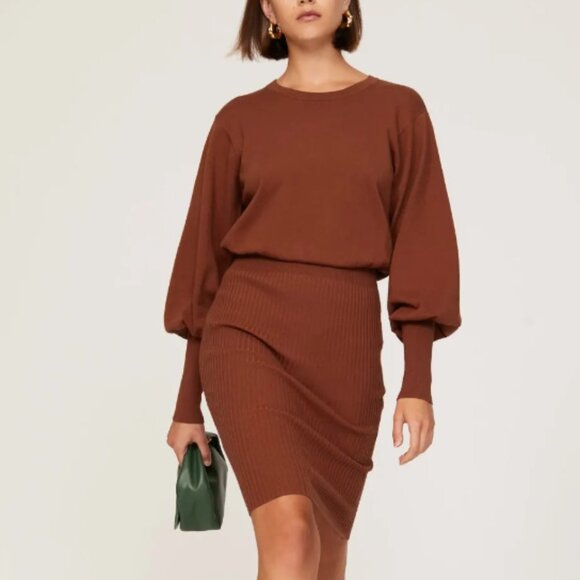TOCCIN X RTR Brown Sweater Dress size small - Picture 1 of 9